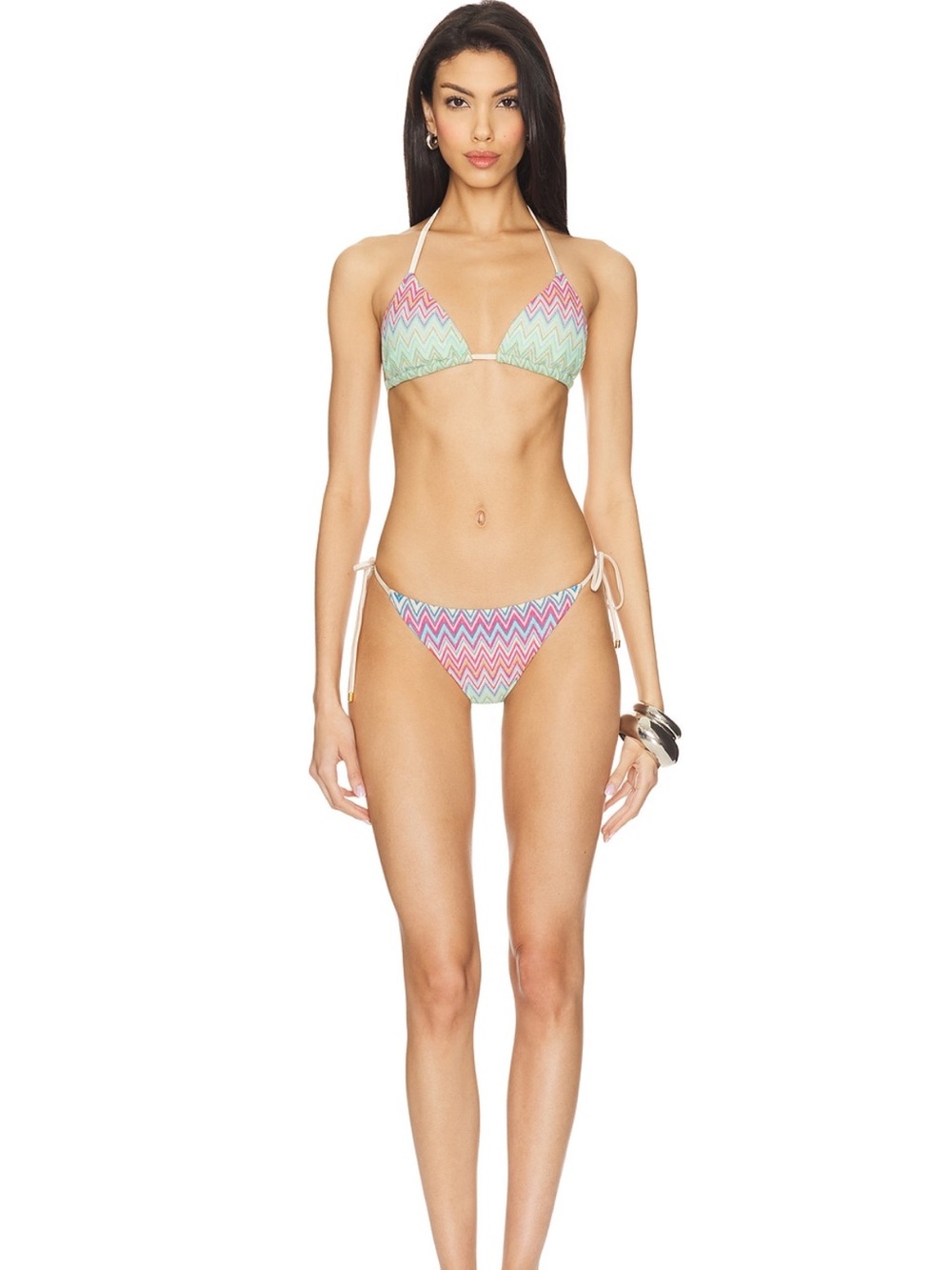 PQ Matching Bikini Set & High Waisted Pants Cover Up Size Small! 3 pieces!